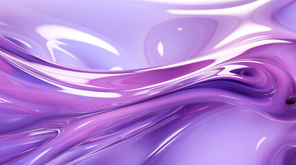 3d, transparent infinity design, abstract purple glass background with curvy glass. Simple modern minimalist wallpaper, Generated AI