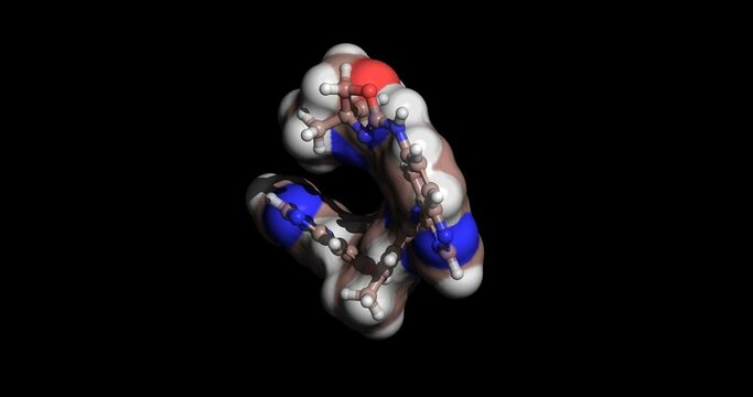 Tucatinib/Tukysa, kinase inhibitor drug for unresectable/metastatic HER-2 positive breast cancer, 3D molecule 4K