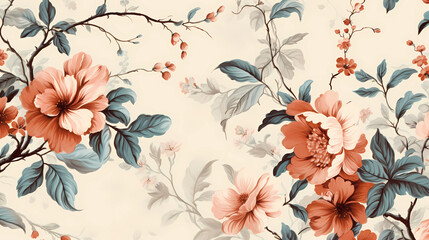 Vintage Elegance: Classic Wallpaper-Inspired Pattern