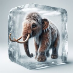 mammoth in the ice
