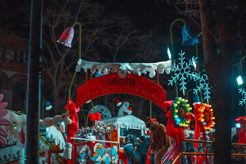 MILANO CHRISTMAS VILLAGE Villaggio delle Meraviglie. La magia del Natale per tutta la famiglia e qui al Christmas Village a Milano, Italia 03.01.2024 © Andrew
