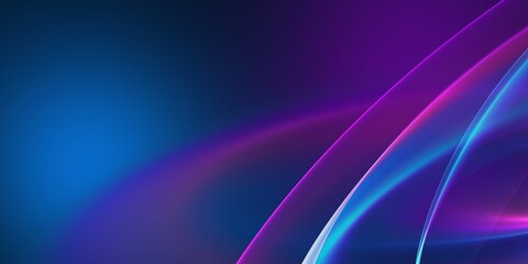 Digital technology purple wave curve abstract graphic poster web page background