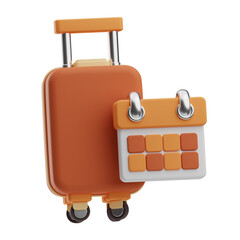 Hotel Booking Object Booking 3D Illustration