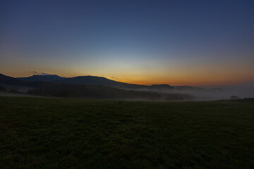 Carpathian mountains landscape, Eastern Slovakia
