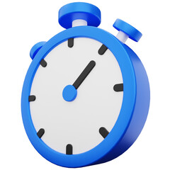 Stopwatch 3D Illustration