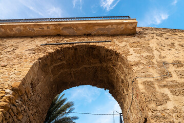 Old medieval arch, Castellammare del Golfo, Sicily, Italy