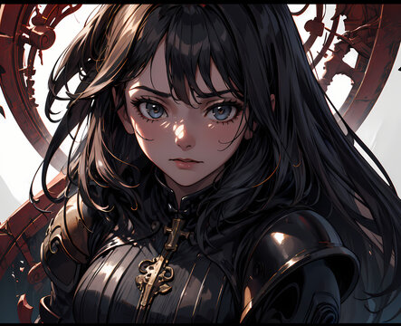 incredible digital artwork of characters in the anime style 