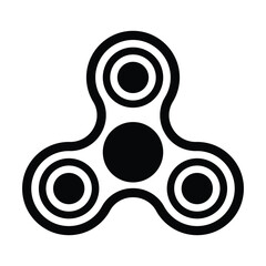fidget spinner icon for graphic and web design