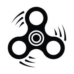 fidget spinner icon for graphic and web design