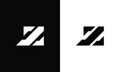 Alphabet letters Initials Monogram logo JZ, ZJ, J and Z