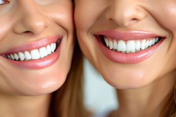 White Teeth Bliss: Intimate Mother-Daughter Connection