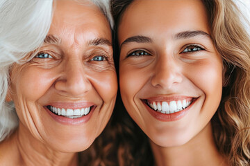 Joyful Moments: Generations Sharing Smiles