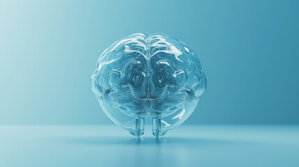 illustration 3d of human brain