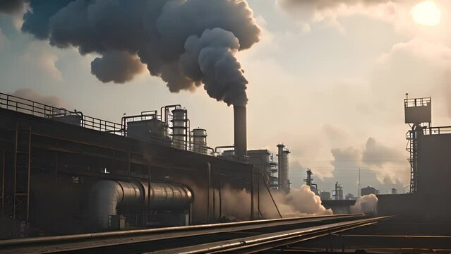 Air pollution environmental problems.