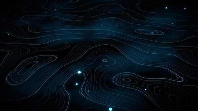 3d abstract digital topographic map, concept background 