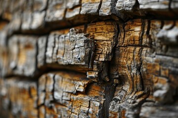 Close up of a wooden texture