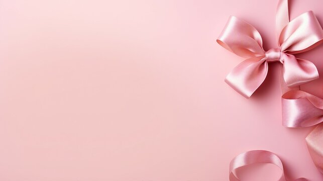 Celebrate Love and Romance with Beautiful Valentine's Day Decorations - Top View Photo of Curly Silk Ribbon, Hearts, and Gift Boxes