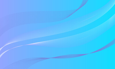 blue purple smooth lines wave curves on smooth gradient abstract background