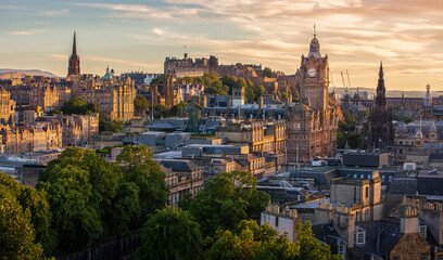 Fototapeta na wymiar panorama Edinburgh