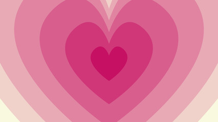 pink heart background with gradient color