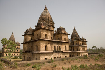 Fototapeta premium India Jhansi view on a cloudy winter day