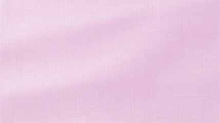 Fototapeta premium Seamless light pastel pink linen textile background texture. Abstract cloth fabric panoramic backdrop for a girl's birthday banner, baby shower design or nursery room wallpaper pattern, generative AI