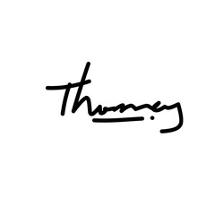 Fototapeta premium Signature fictitious