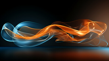 abstract colorful glowing wavy perspective with fractals and curves background 16:9 widescreen wallpapers