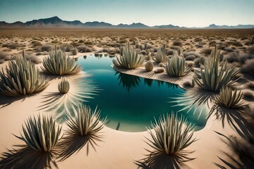 water in desert