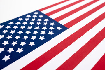 Fototapeta premium American flag. Independence Day in United States of America. Fourth of July. USA flag. Happy national americans annual holiday. Country freedom day. Patriotic event poster