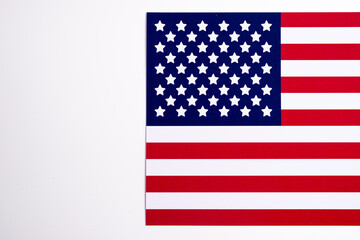 American flag. Independence Day in United States of America. Fourth of July. USA flag. Happy national americans annual holiday. Country freedom day. Patriotic event poster
