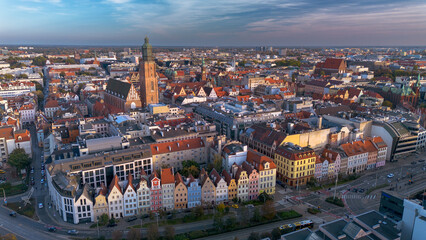 View of the old town.Wroclaw,Poland.