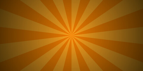 Abstract background with rays. Sun ray vector background radial sunrise or sunset light retro design. Abstract summer sunny. Vintage beam sunburst texture.	