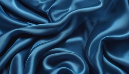 Obraz premium light blue silk fabric background, wavy with concentric folds