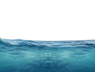 Underwater on transparent background - obrazy, fototapety, plakaty