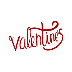 happy valentines day typography