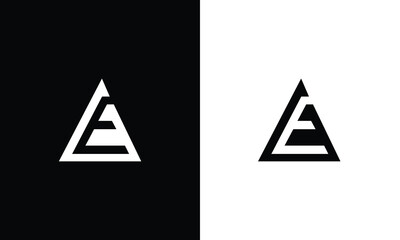 AE or EA letter logo. Unique attractive creative modern initial AE EA A E initial based letter icon logo - obrazy, fototapety, plakaty