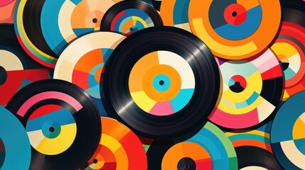 Rhythmic Retro: A Symphony of Vintage Vinyl