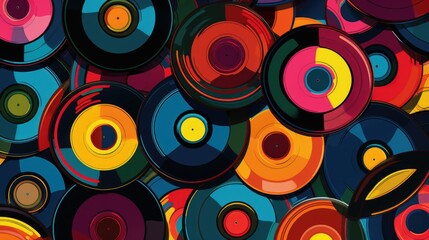 Rhythmic Retro: A Symphony of Vintage Vinyl