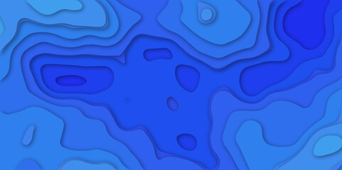 Paper cut background. Abstract realistic paper decoration for design textured with cardboard wavy layers.