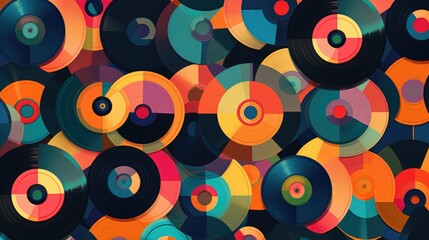 Rhythmic Retro: A Symphony of Vintage Vinyl
