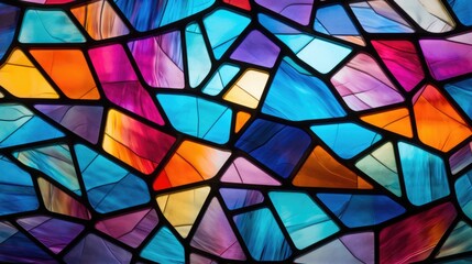 Kaleidoscope of Light: Stained Glass Symphony