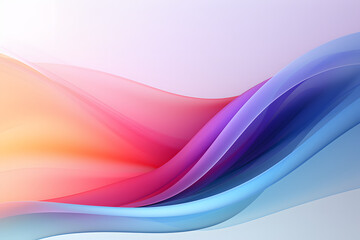 Sleek Gradient Flow for Desktop Wallpaper Sleek and smooth gradient flow of colors, forming an abstract luxury background for desktops and screens. Transparent PNG.  Generative AI,