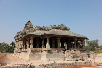 India temples of Lakkundi on a sunny winter day