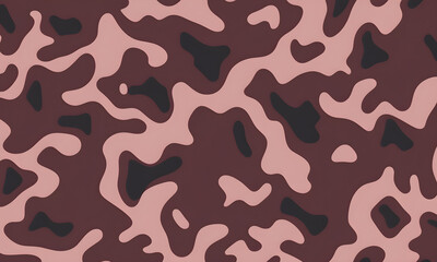 Obraz premium Crimson Luxe Camouflage Pattern Military Colors Vector Style Camo Background Graphic Army Wall Art Design