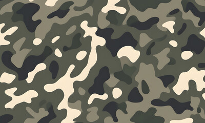 Fototapeta premium High Key Camouflage Pattern Military Colors Vector Style Camo Background Graphic Army Wall Art Design