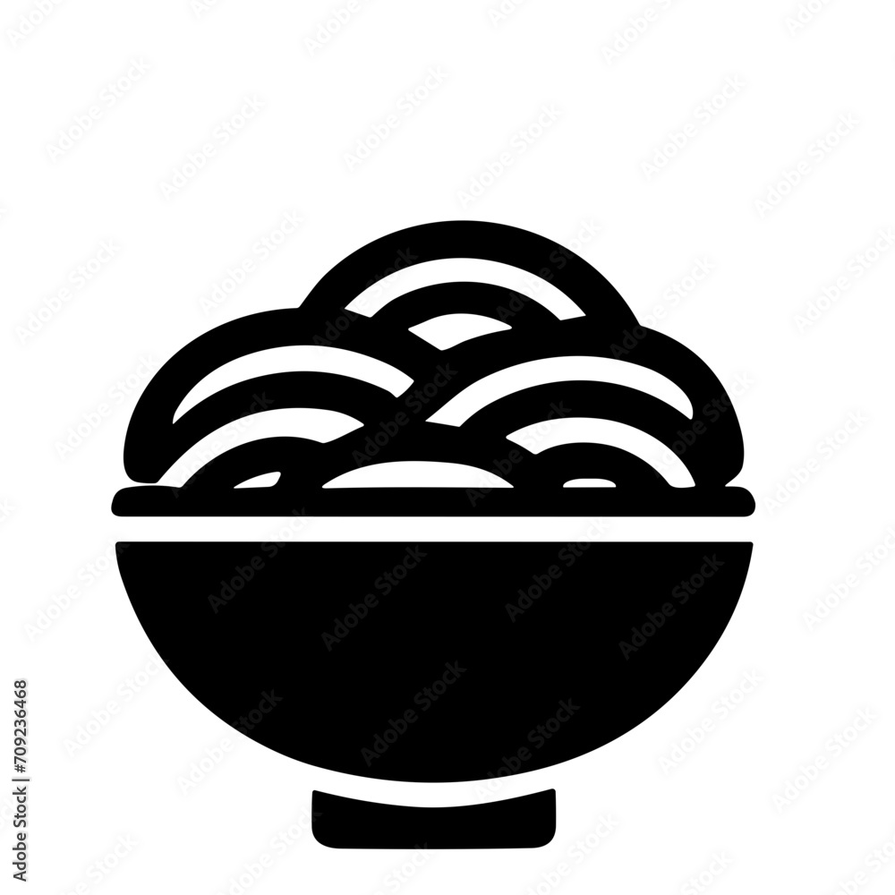 Wall mural noodle vector design art