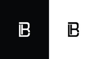 LR initial based clean and minimal letter. LB logo creative fonts monogram icon symbol. Universal elegant luxury alphabet vector design - obrazy, fototapety, plakaty