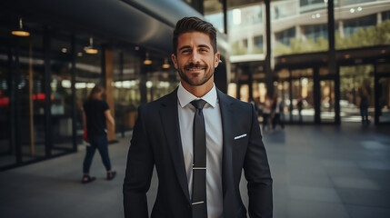 Fototapeta premium A photo of an entrepreneur / business man