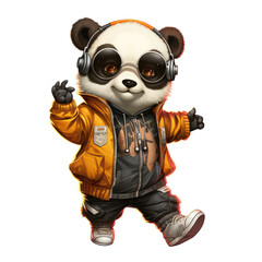 3d panda dance.